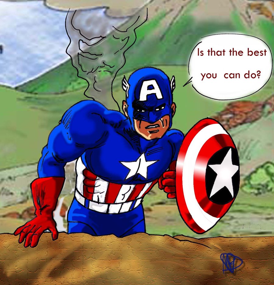 Captain America kleur Marvel