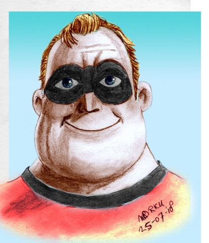 Mr. Incredible Pixar kleur