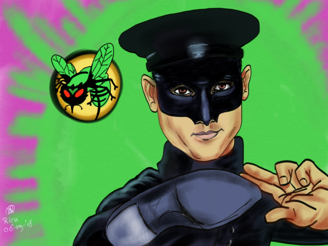 green hornet Bruce Lee kleur