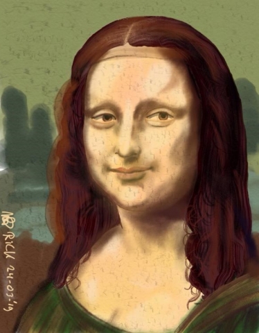 Mona Lisa, Fanart, kunst