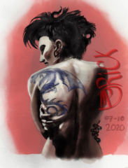 The girl with the Dragon tattoo